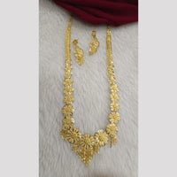 Pari Art Jewellery Glimmer Path Trendy Forming Gold Long Necklace Set 