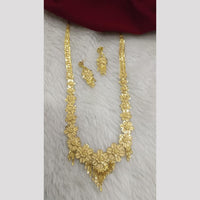 Pari Art Jewellery Glimmer Path Trendy Forming Gold Long Necklace Set 