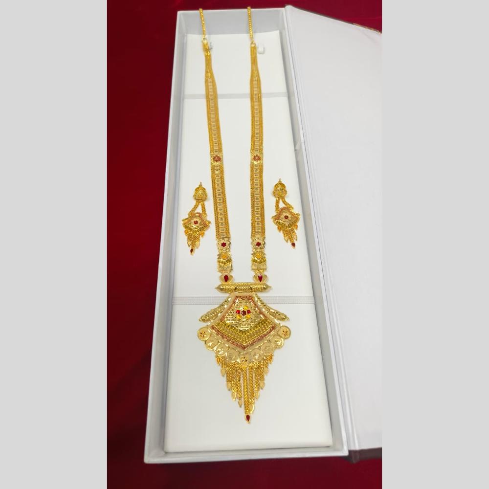 Pari Art Jewellery Trending Forming Elegance Long Necklace Set