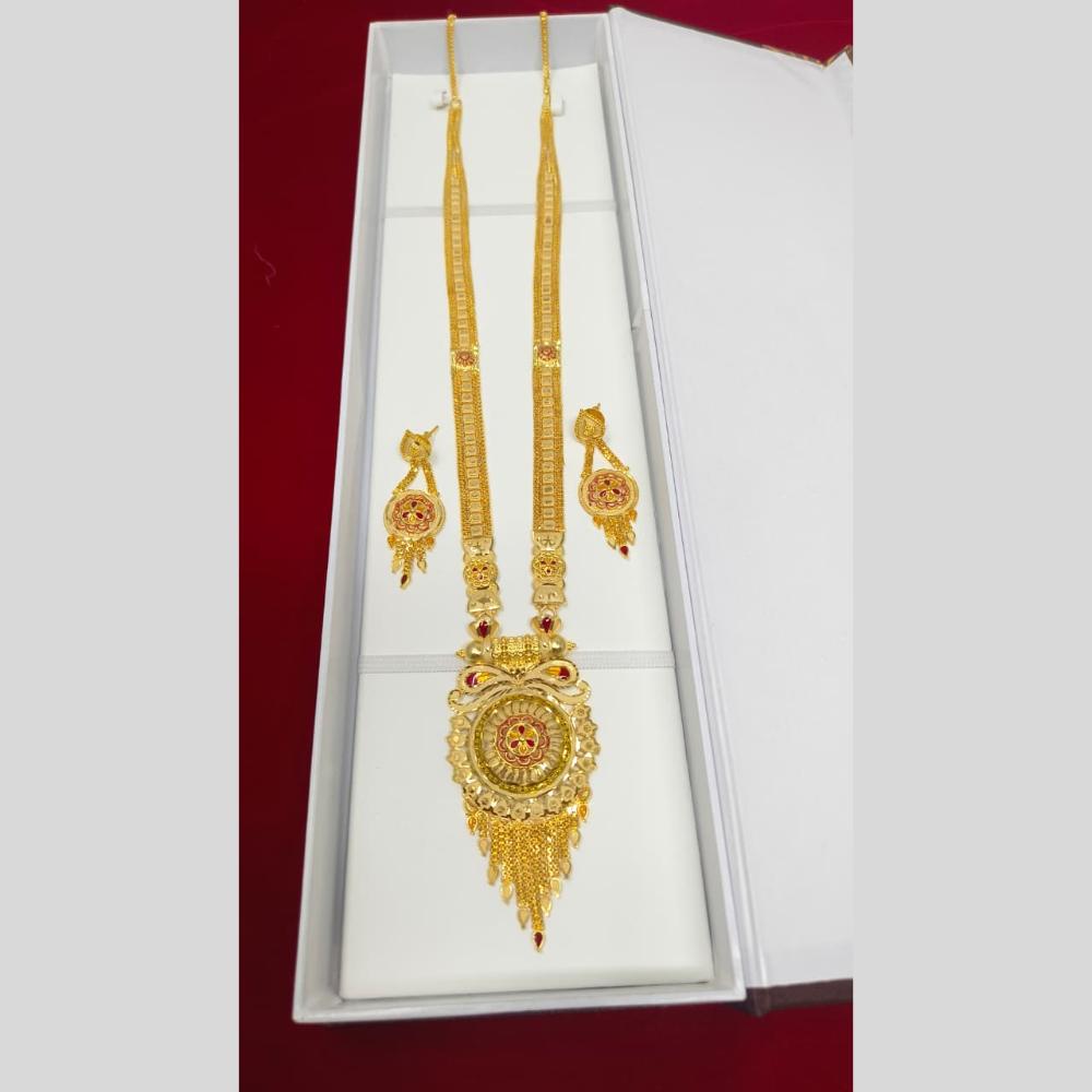 Pari Art Jewellery Trending Forming Elegance Long Necklace Set