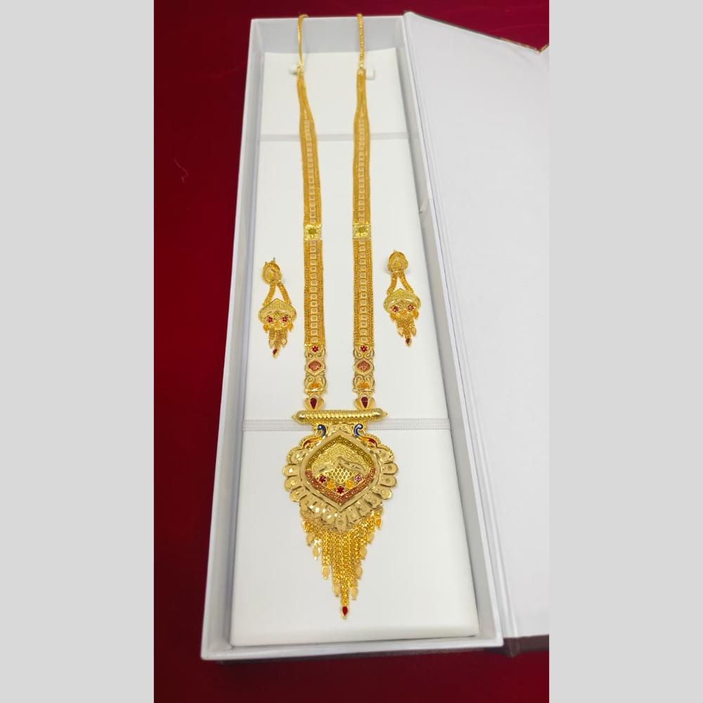 Pari Art Jewellery Trending Forming Elegance Long Necklace Set