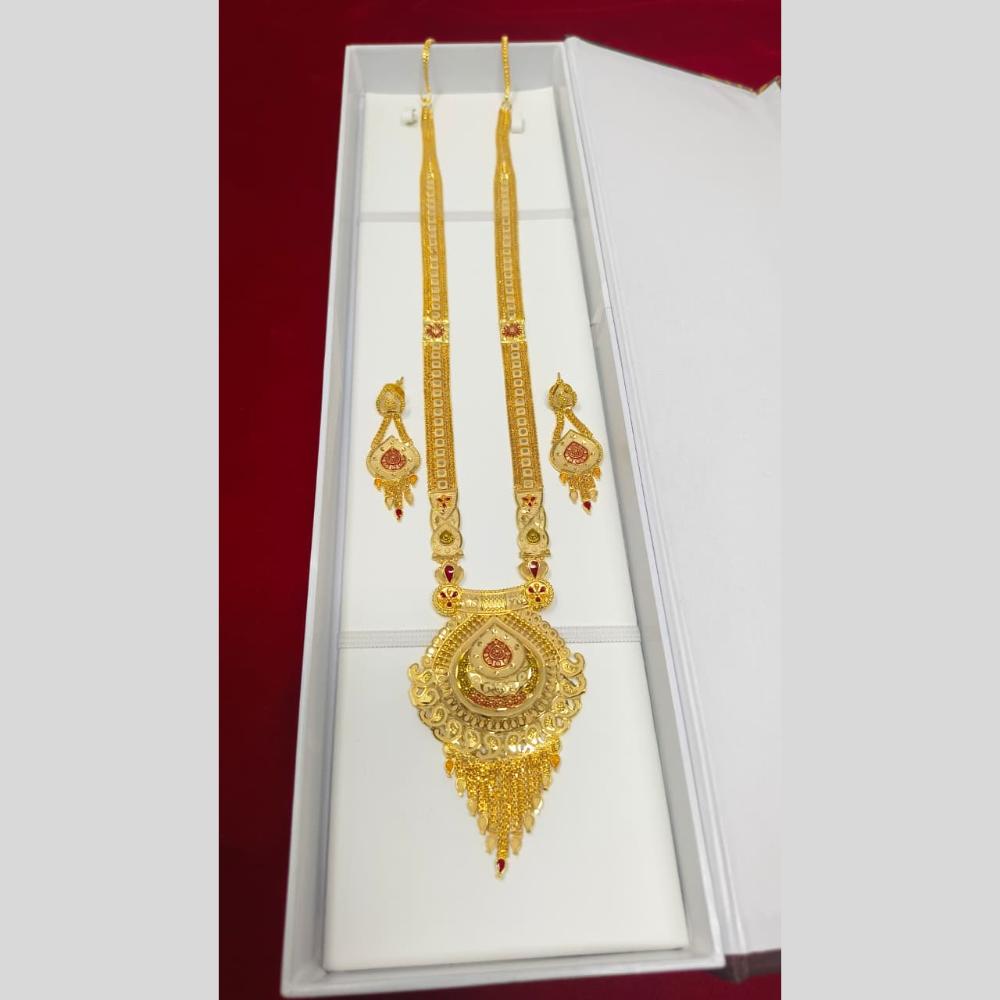 Pari Art Jewellery Trending Forming Elegance Long Necklace Set