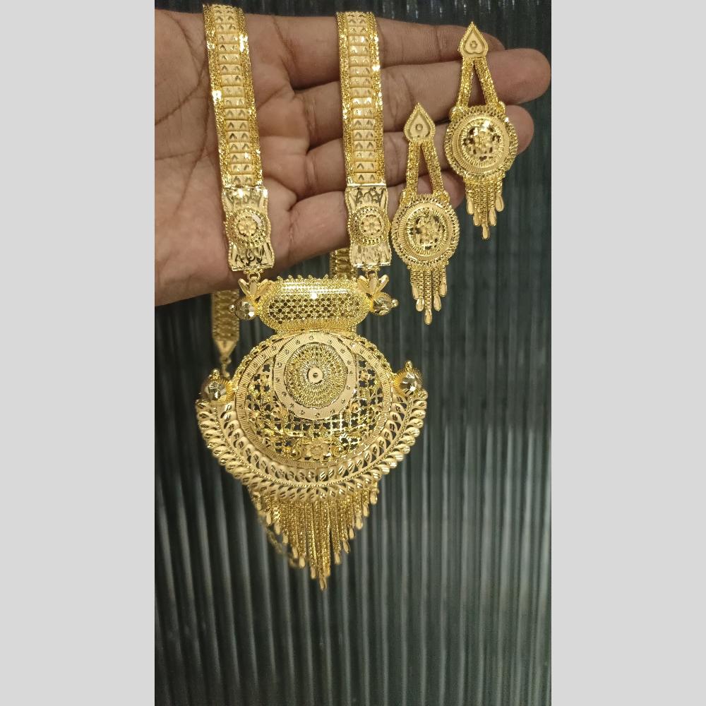Pari Art Jewellery Trending Forming Elegance Long Necklace Set