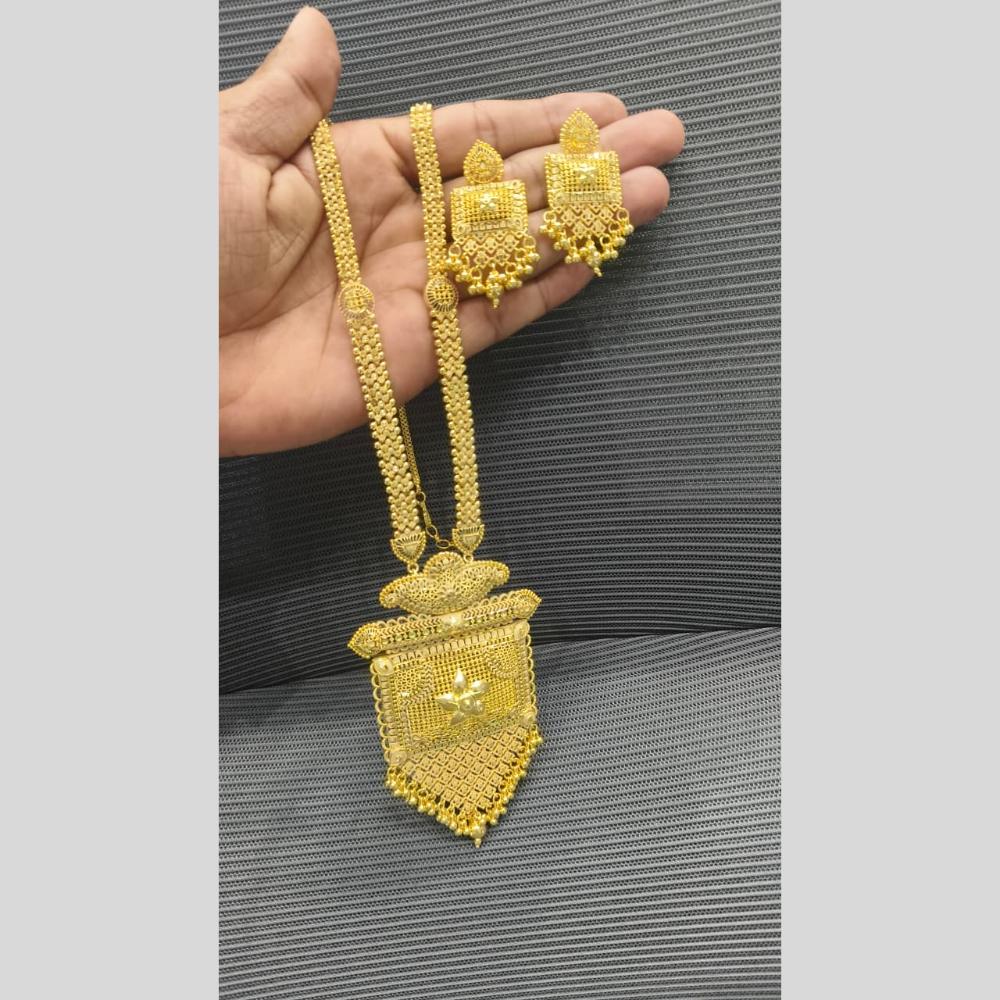 Pari Art Jewellery Trending Forming Elegance Long Necklace Set