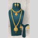 Pari Art Jewellery Royal Forming Double Necklace Jewellery Set