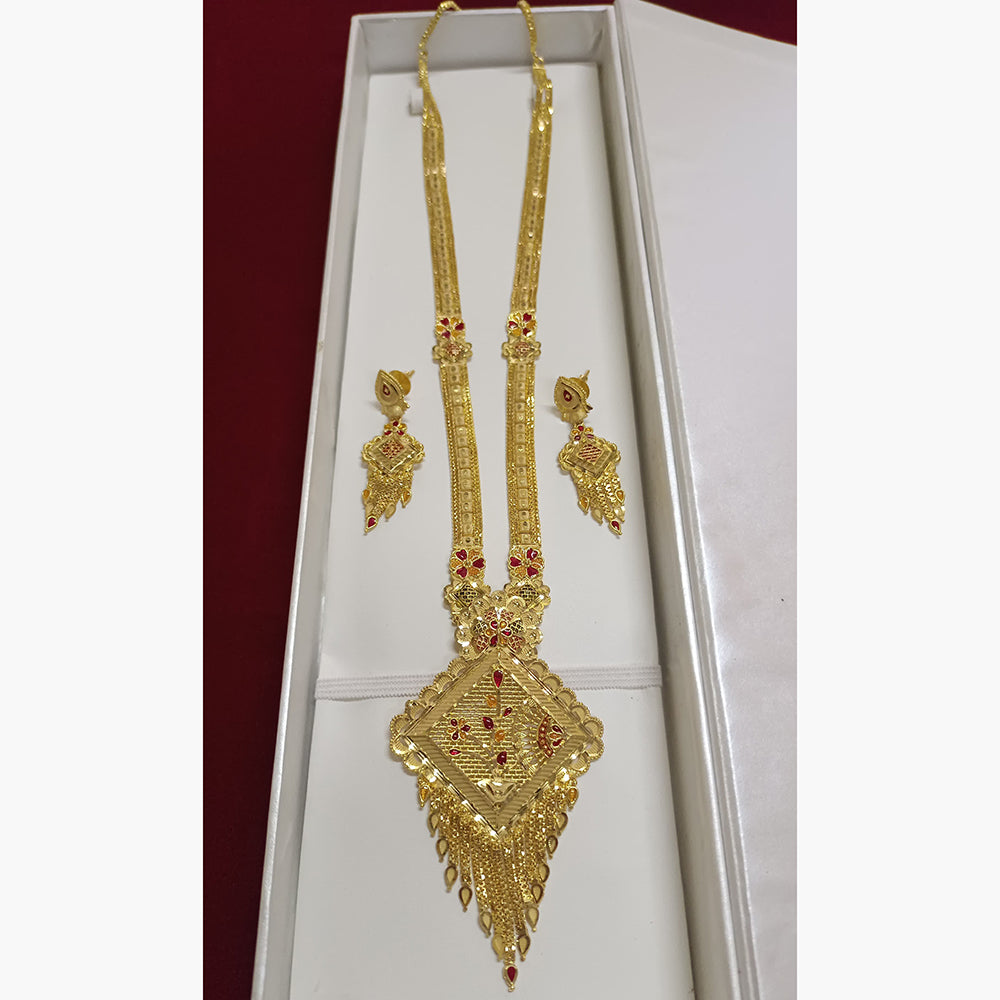 Pari Art Jewellery Trending Forming Elegance Long Necklace Set