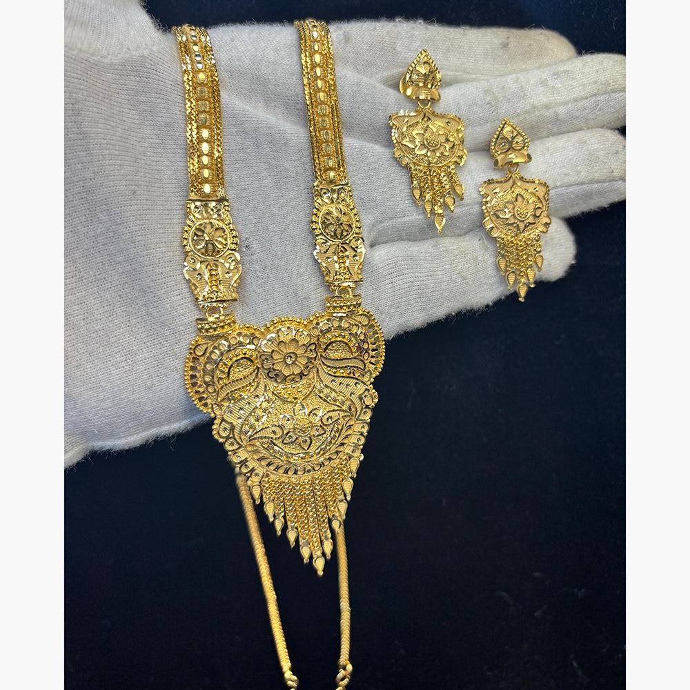 Pari Art Jewellery Trending Forming Elegance Long Necklace Set