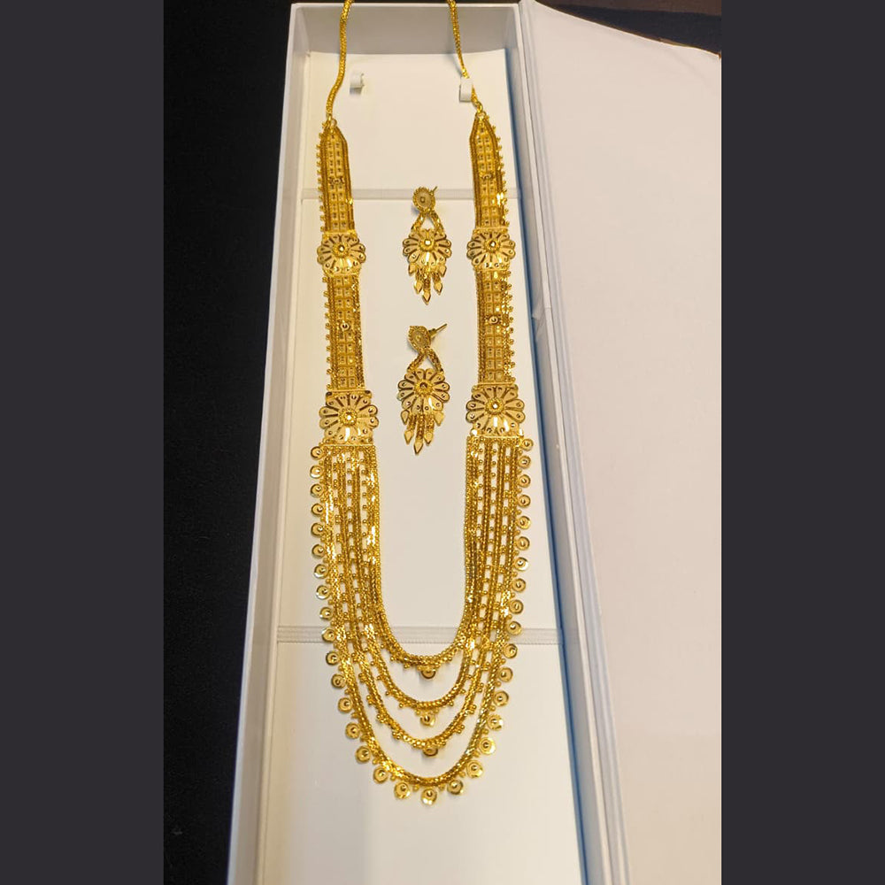Pari Art Jewellery Trending Forming Elegance Long Necklace Set