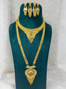 Pari Art Jewellery Royal Forming Double Necklace Jewellery Set