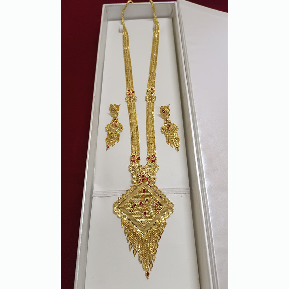 Pari Art Jewellery Forming Luxurious Long Jewellery Necklace Set