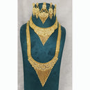 Pari Art Jewellery Royal Forming Double Necklace Jewellery Set