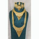 Pari Art Jewellery Royal Forming Double Necklace Jewellery Set
