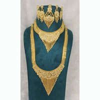 Pari Art Jewellery Royal Forming Double Necklace Jewellery Set