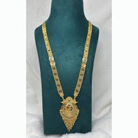 Pari Art Jewellery Delicate Traditional Forming With Black Beads Mangalsutra