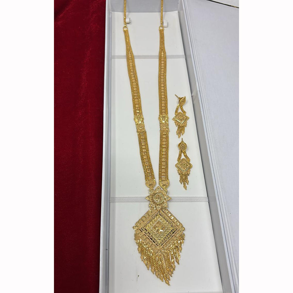 Pari Art Jewellery Forming Luxurious Jewellery Long Necklace Set