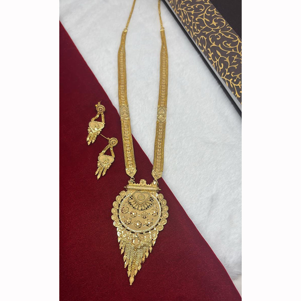 Pari Art Jewellery Forming Luxurious Jewellery Long Necklace Set