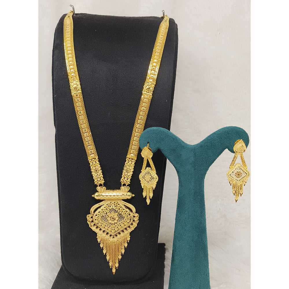 Pari Art Jewellery Forming Luxurious Jewellery Long Necklace Set