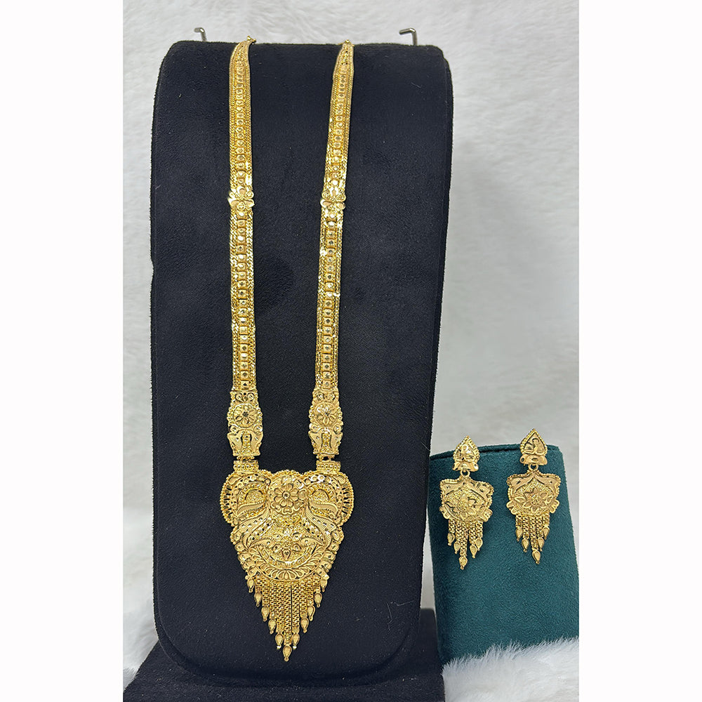 Pari Art Jewellery Forming Luxurious Jewellery Long Necklace Set