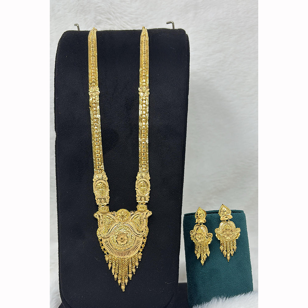 Pari Art Jewellery Forming Luxurious Jewellery Long Necklace Set