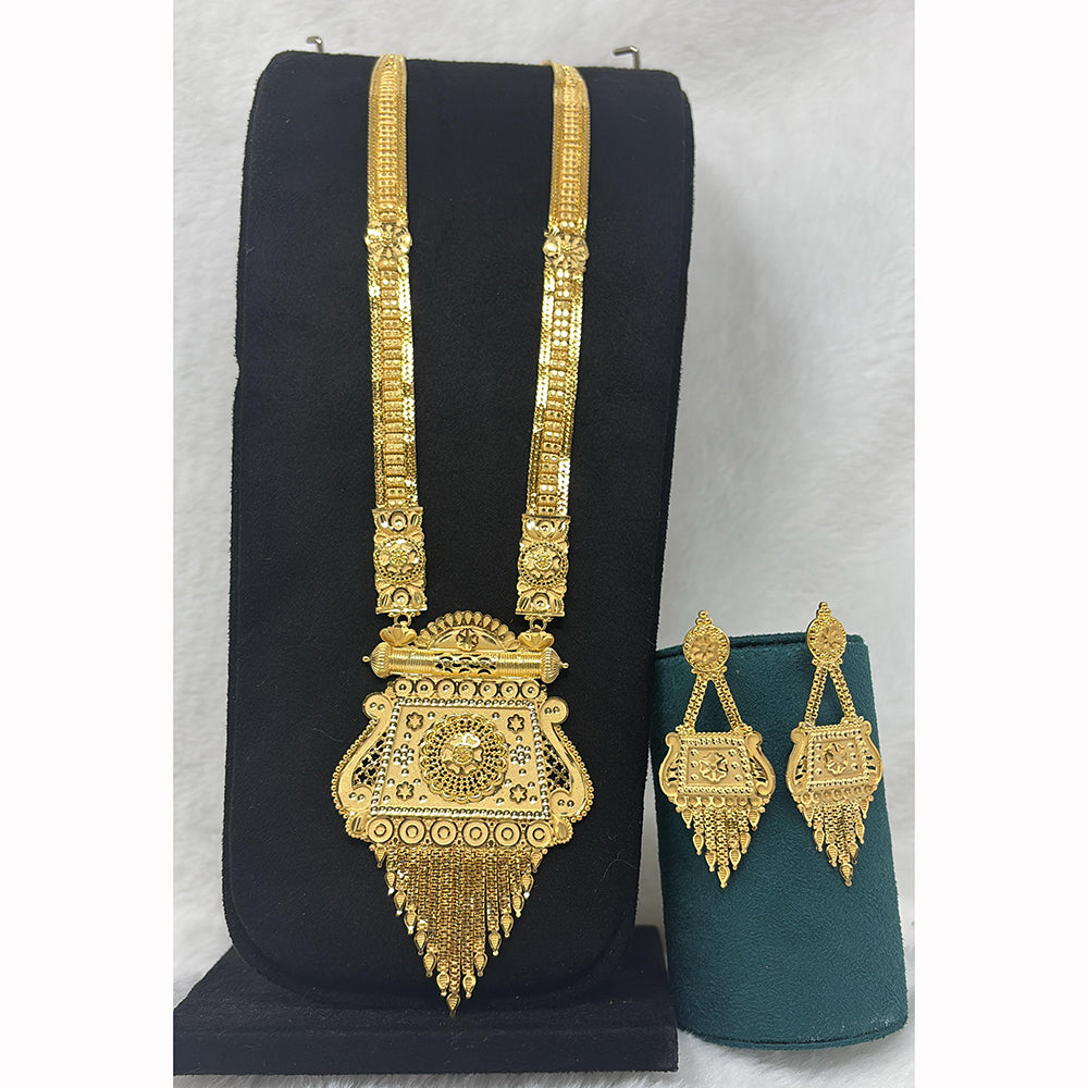 Pari Art Jewellery Forming Luxurious Jewellery Long Necklace Set