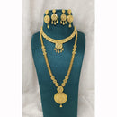 Pari Art Jewellery Royal Forming Double Necklace Jewellery Set