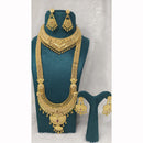 Pari Art Jewellery Royal Forming Double Necklace Jewellery Set