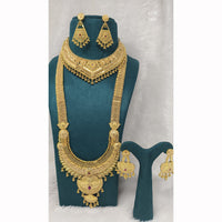 Pari Art Jewellery Royal Forming Double Necklace Jewellery Set
