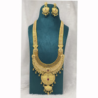 Pari Art Jewellery Royal Forming Double Necklace Jewellery Set