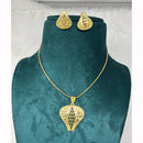 Pari Art Jewellery Classic Trend Forming Pendant With Earrings