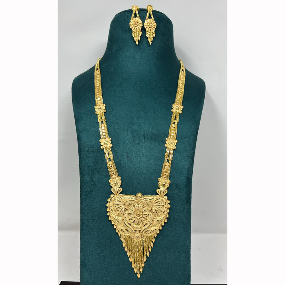 Pari Art Jewellery Stunning Forming Long Necklace Set