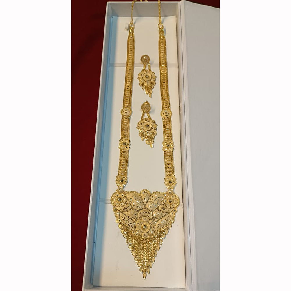 Pari Art Jewellery Stunning Forming Long Necklace Set