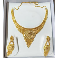 Pari Art Jewellery Trendy Forming Necklace And Matching Earrings Set