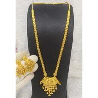 Pari Art Jewellery Trendy Forming Long Necklace And Matching Earrings Set