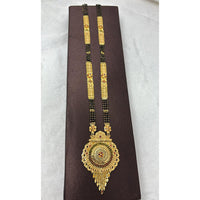 Pari Art Jewellery Designer Black Beads Forming Mangalsutra