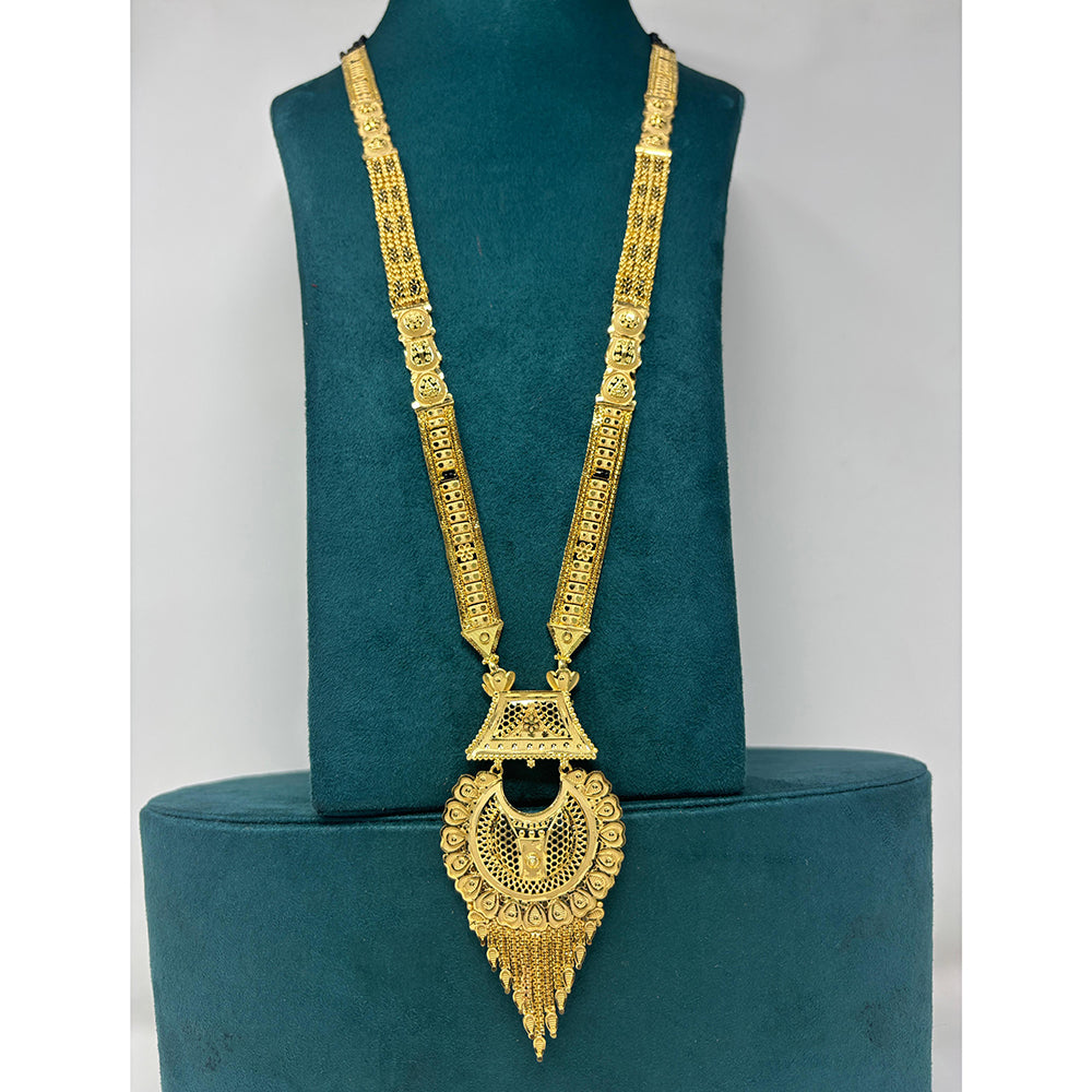 Pari Art Jewellery Designer Black Beads Forming Mangalsutra