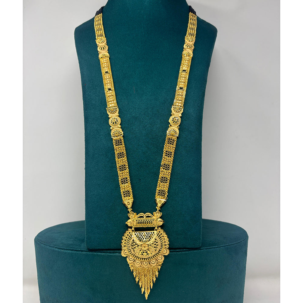 Pari Art Jewellery Designer Black Beads Forming Mangalsutra