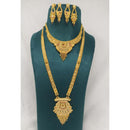 Pari Art Jewellery Royal Forming Double Necklace Jewellery Set