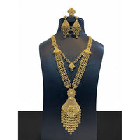 Pari Art Jewellery Forming Dubai Big Heavy Desing Necklace Set 