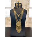 Pari Art Jewellery Forming Dubai Big Heavy Desing Necklace Set 
