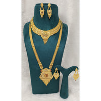 Pari Art Jewellery Royal Forming Double Necklace Set