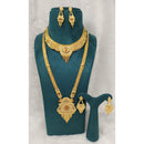 Pari Art Jewellery Royal Forming Double Necklace Set