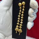 Pari Art Jewellery Forming South Indian Style Long Dangler Earrings