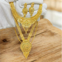 Pari Art Jewellery Designer Forming Double Necklace Set