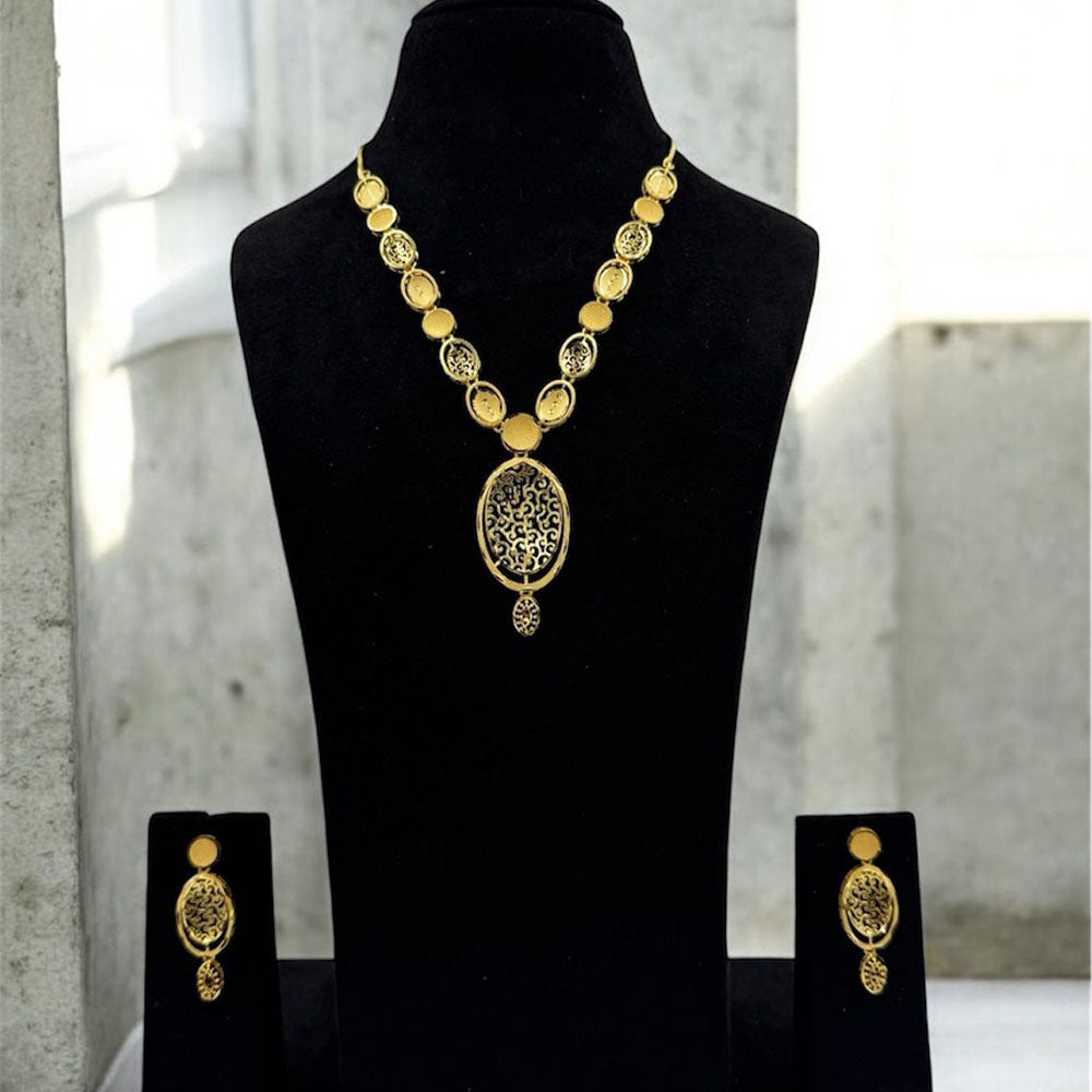 Pari Art Jewellery Royal Turkish Forming Necklace Set
