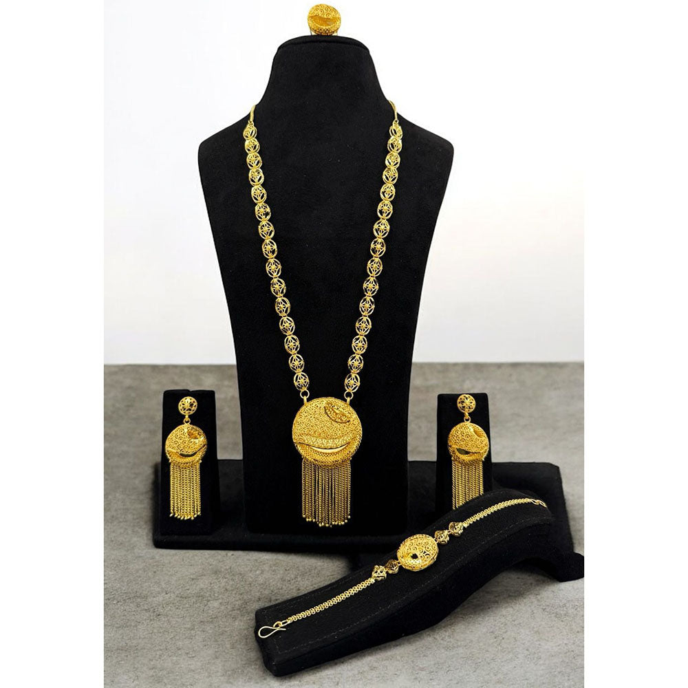Pari Art Jewellery Forming Elite Dubai Big Heavy Jewellery Combo Set