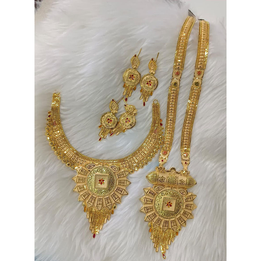 Pari Art Jewellery Designer Forming Necklace Combo Set