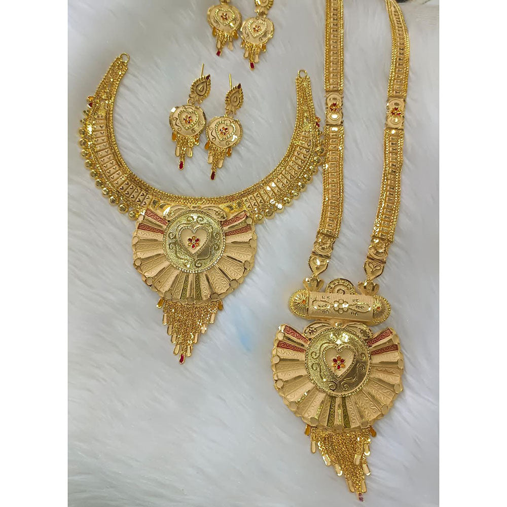 Pari Art Jewellery Designer Forming Necklace Combo Set
