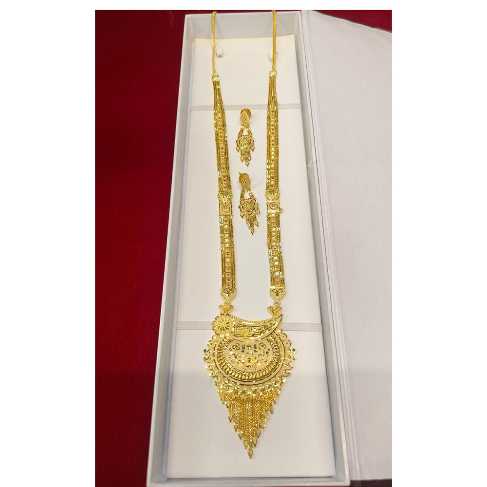 Pari Art Jewellery Royal Forming Long Necklace Set