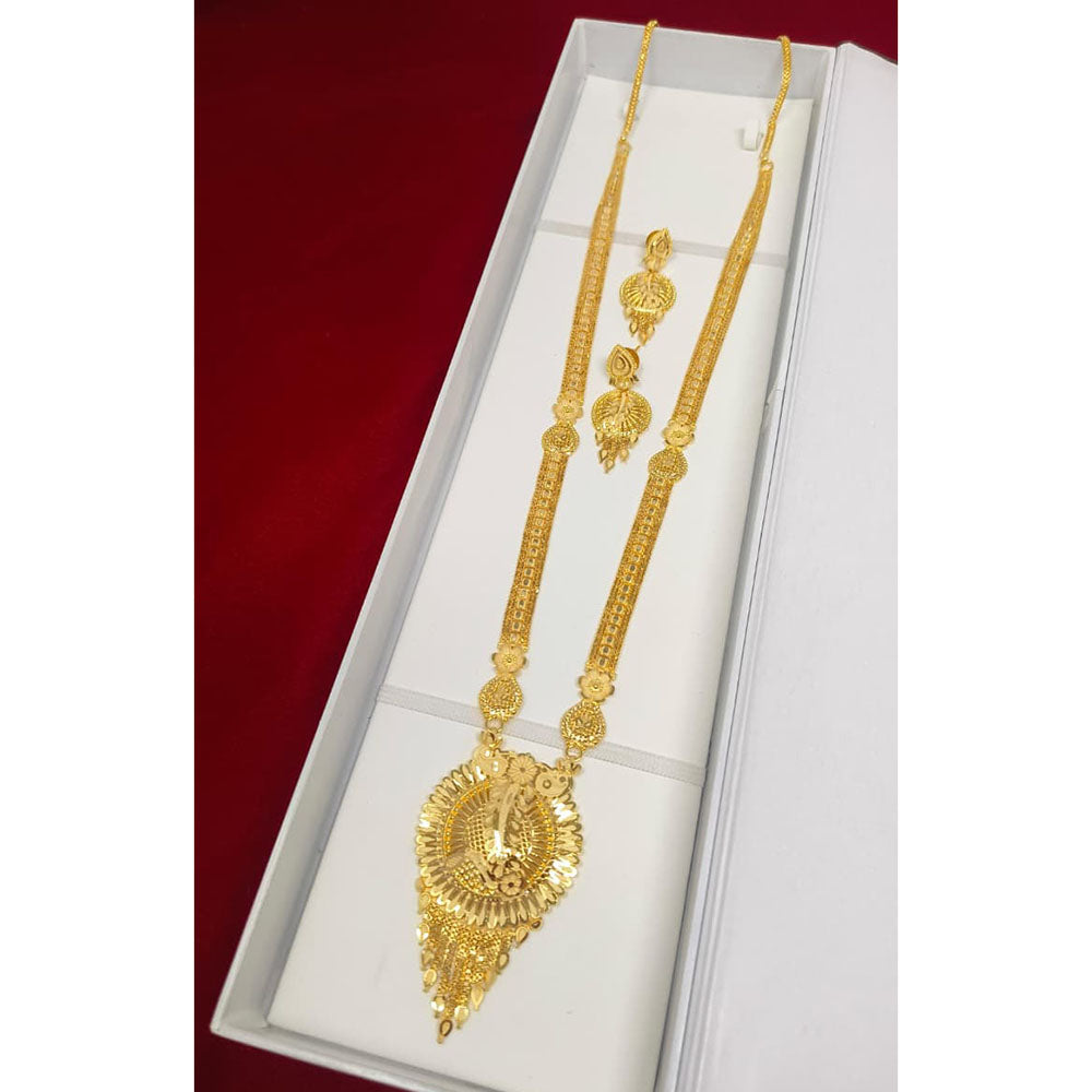 Pari Art Jewellery Royal Forming Long Necklace Set