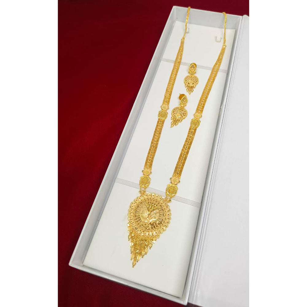 Pari Art Jewellery Royal Forming Long Necklace Set